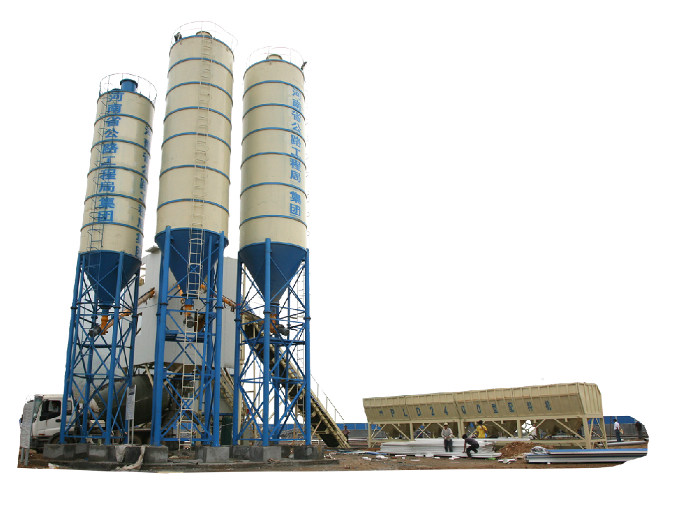 HZS90 concrete batching plant