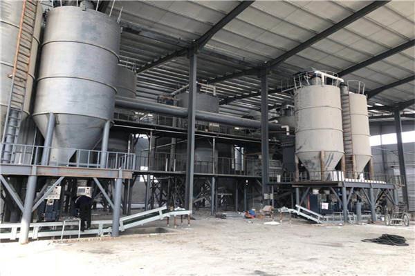 Ready-mixed mortar production line